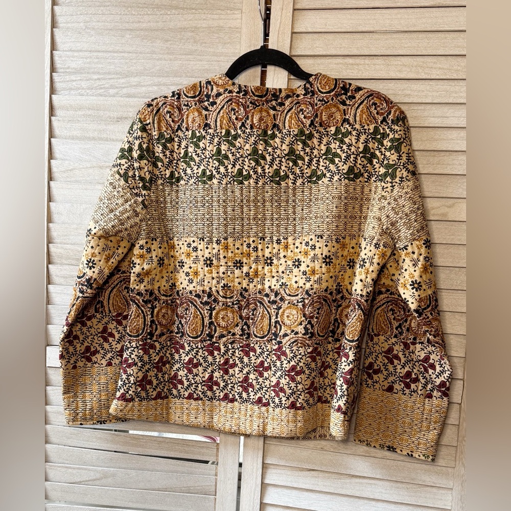 Young Threads Bohemian Patchwork Blazer. Size Sma… - image 3
